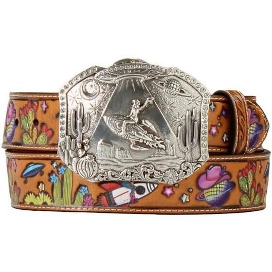 Angel Ranch Women's Cosmic Cowgirl Belt- Multi