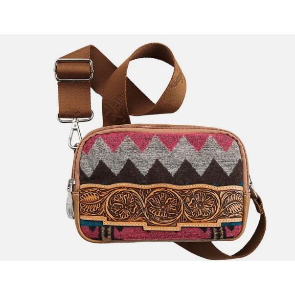 Angel Ranch Women's Raya Style Belt Bag- Multi