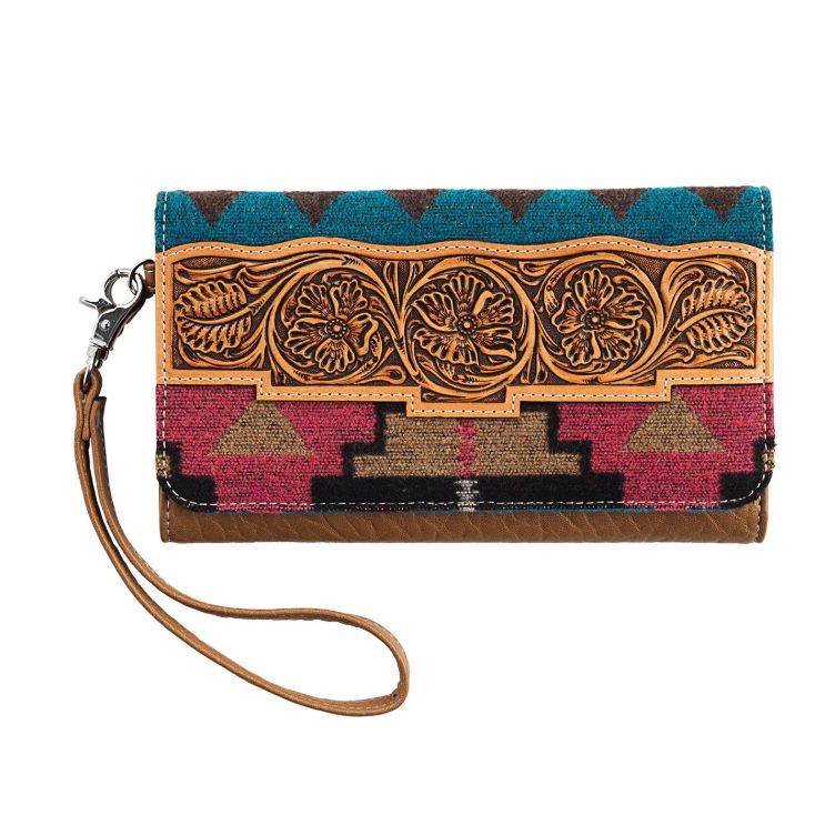 Angel Ranch Women's Raya Style Wallet- Multi