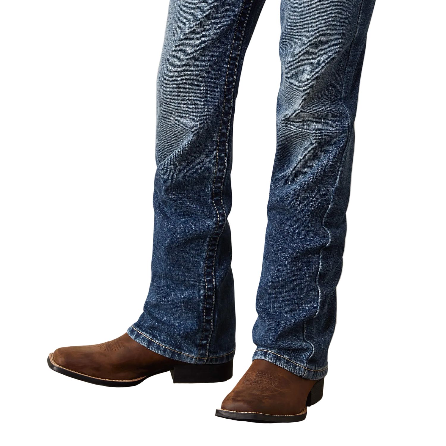 **Ariat Boy's B4 Relaxed Graystill Boot Cut Jeans - Nelson