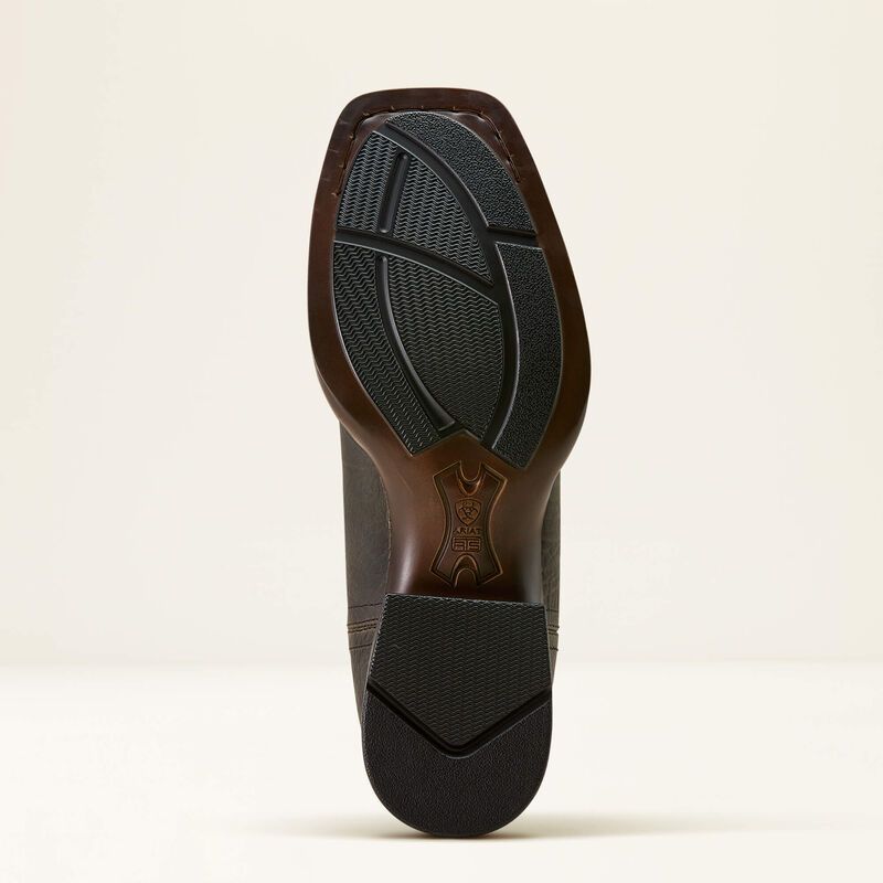 Ariat Men's Booker Chelsea Wide Square Western Boot- Charcoal Grey