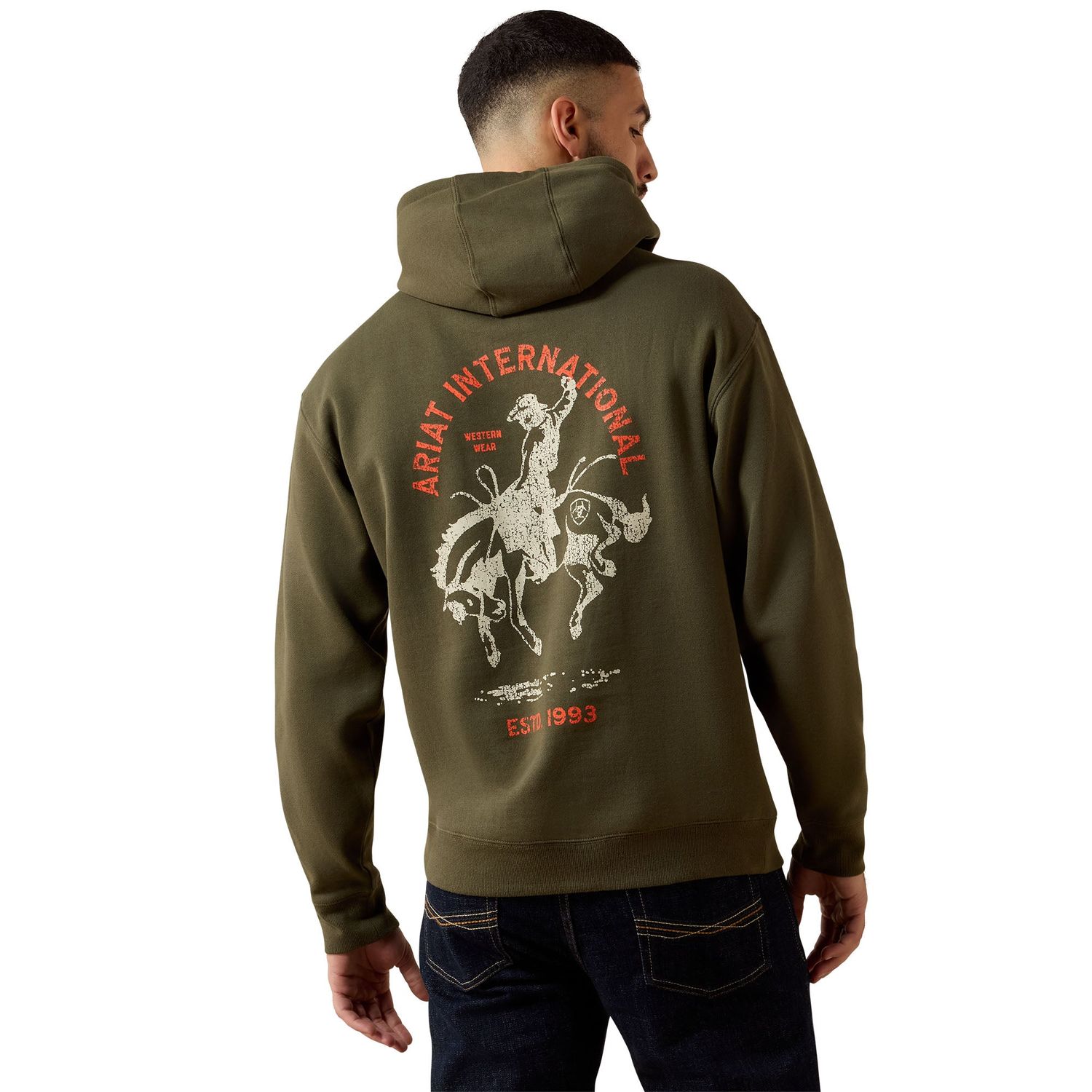 Ariat Men's International Rodeo Hoodie - Grape Leaf