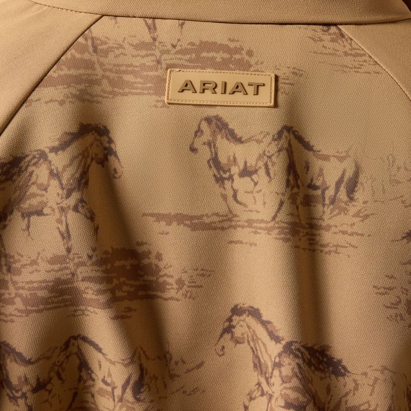 Ariat Women's Atlas Jacket - Tiger's Eye/Wild Horses Print