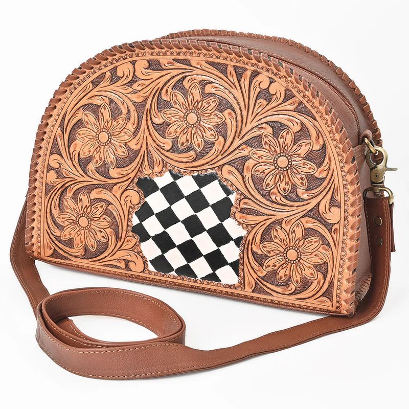 American Darling Crossbody Hand Tooled Genuine Western Leather Women Bag