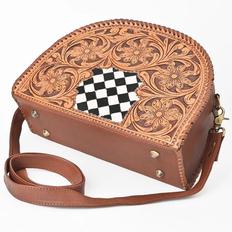 American Darling Crossbody Hand Tooled Genuine Western Leather Women Bag