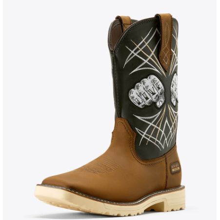 Ariat Men's Activator Live Free Work Boot- Distressed Brown