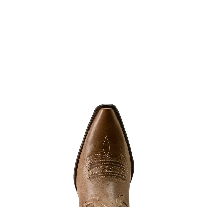 Ariat Women's Calera X Toe Western Boot - Waxed Taupe