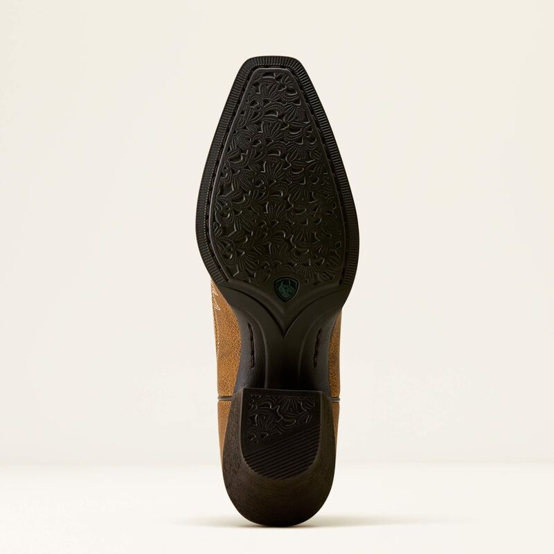 Ariat Women's Round Up Collins D Toe Boot- Bomber Brown