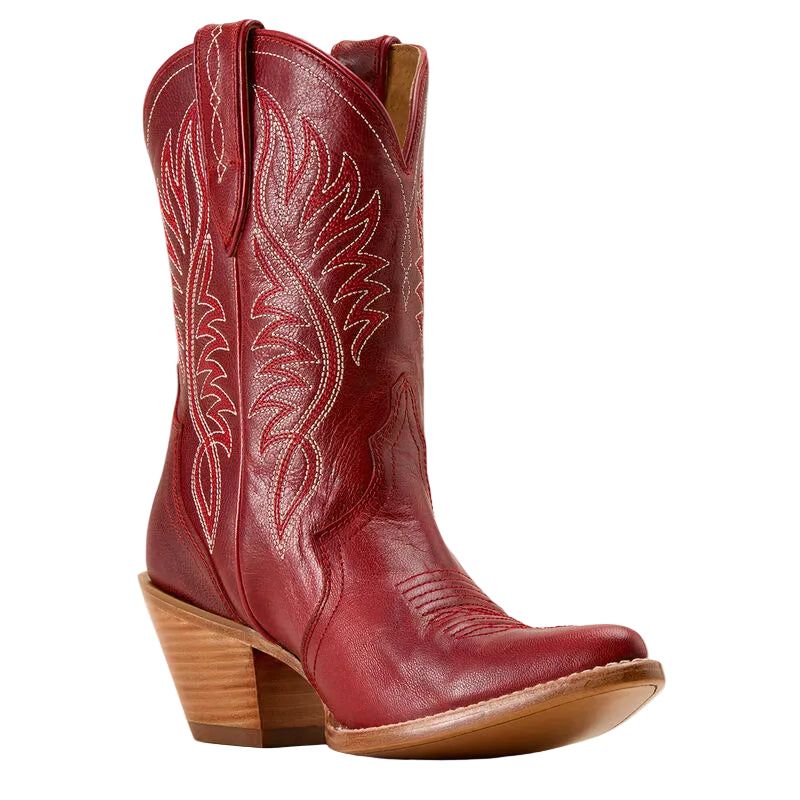 Ariat Women's Julietta J Toe Western Boot - Red Alert