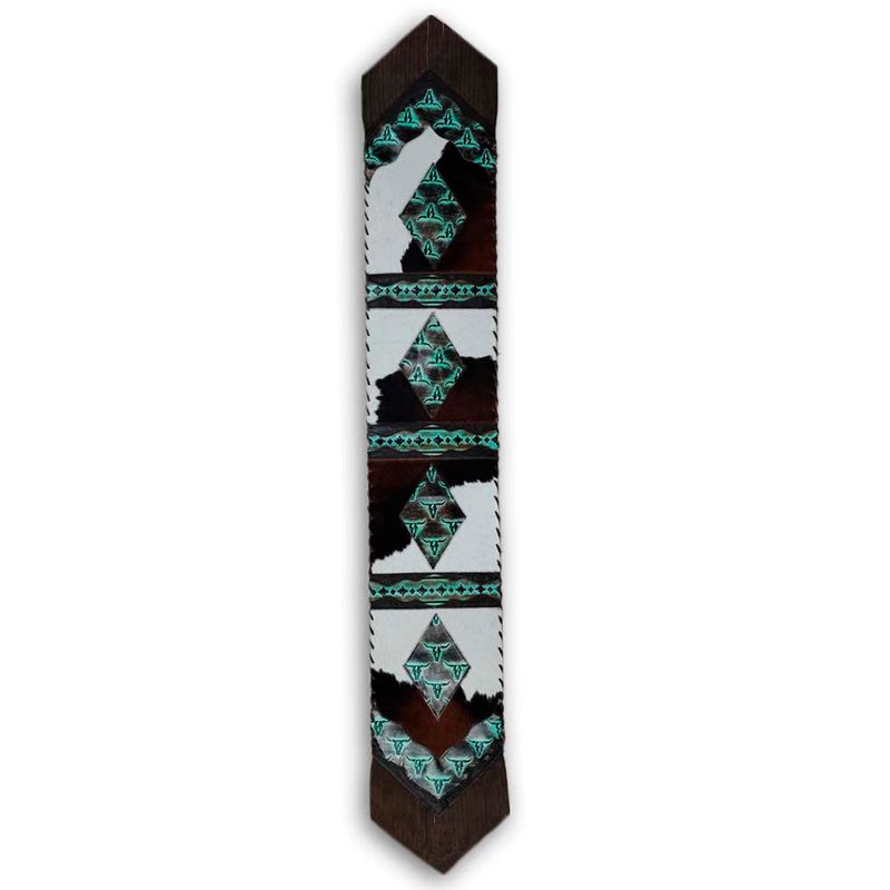 D2W Trading Fringed Longhorn Diamonds w Details &amp; Navajo Table Runner - Multiple Lengths