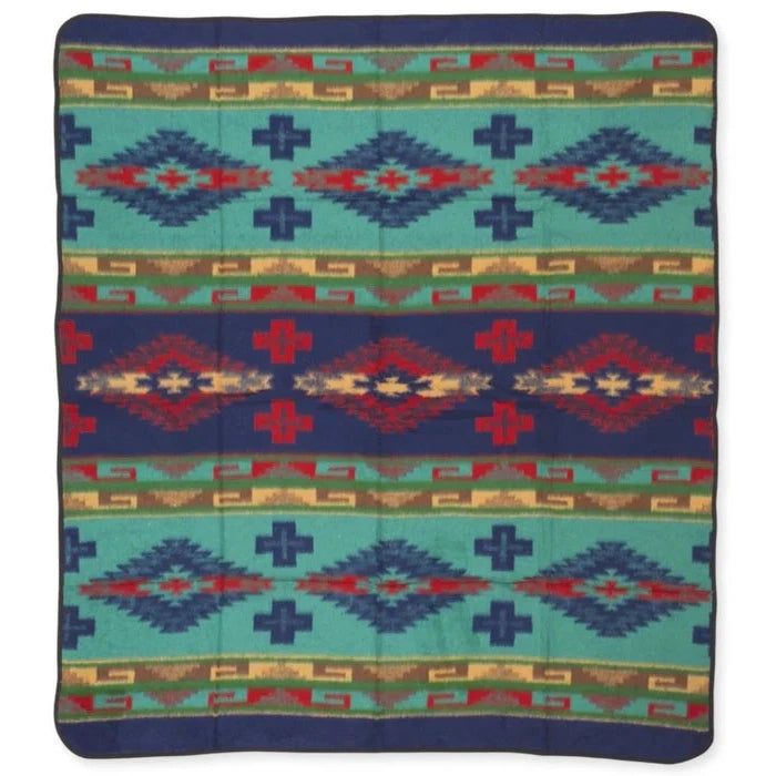 El Paso Blanket Saddle Blanket Company Classic Southwest Camp Blanket-11
