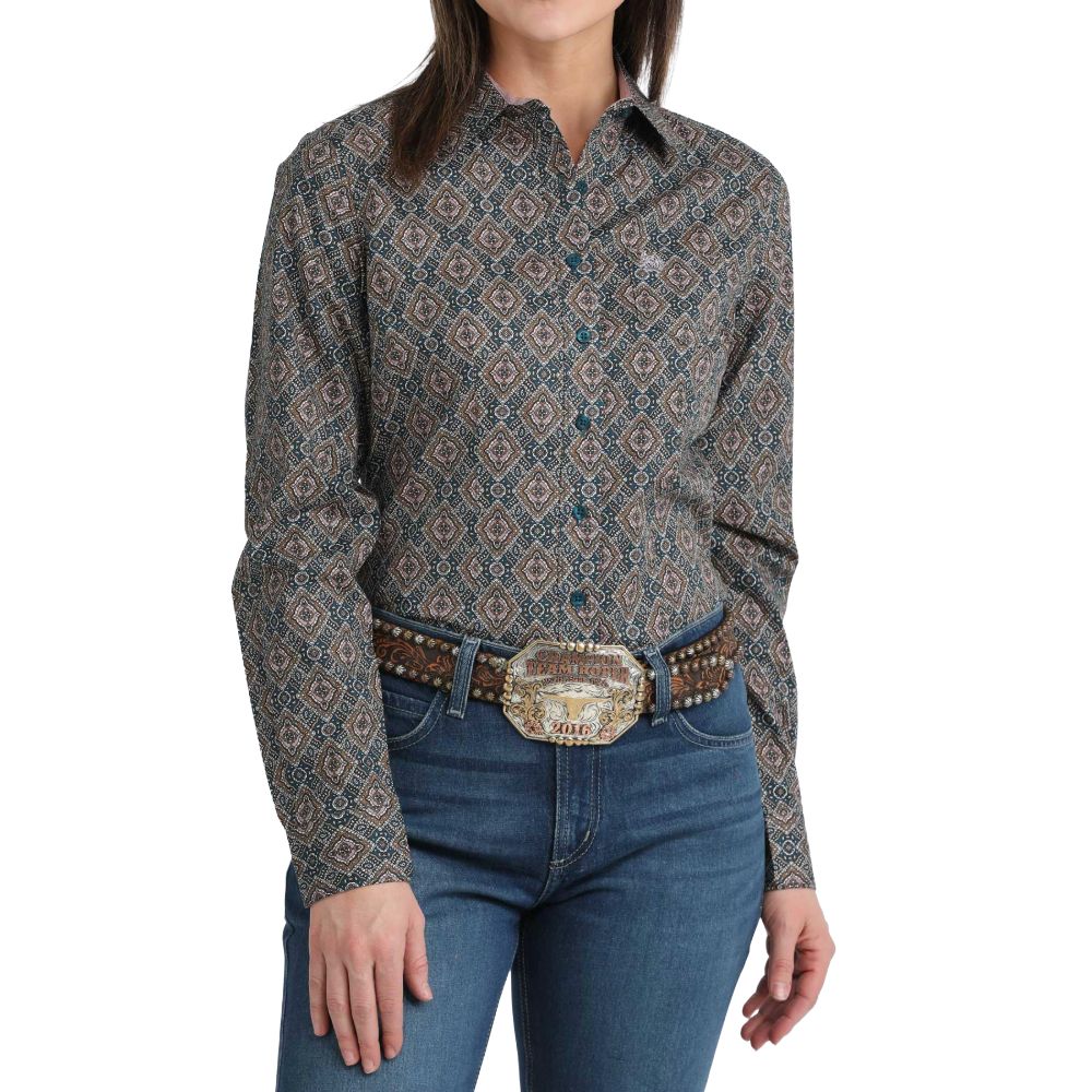 Cruel Women's Long Sleeve Print Top - Multicolour