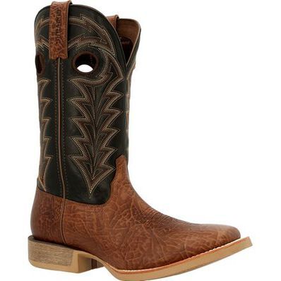 **Durango Mens Brown 12" Western Walnut and Black Boot** FINAL SALE