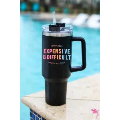 Dear Lover 40oz When I Was Born Cup - Black