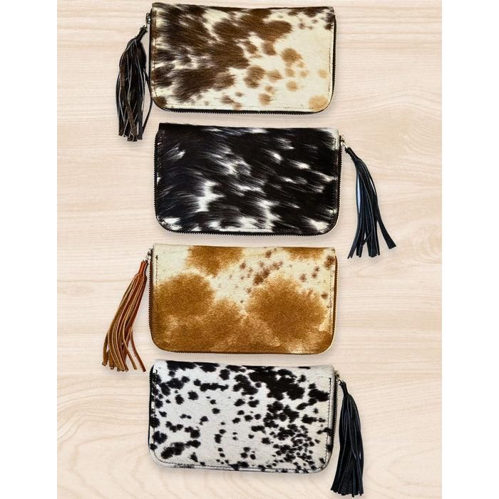 El Paso Cowhide Fringed Wallet