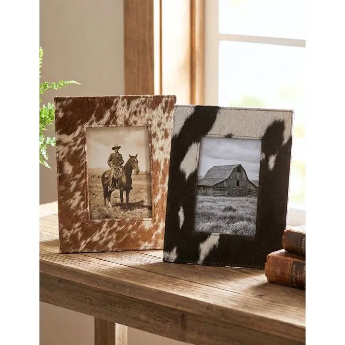 El Paso Cowhide Photo Frame
