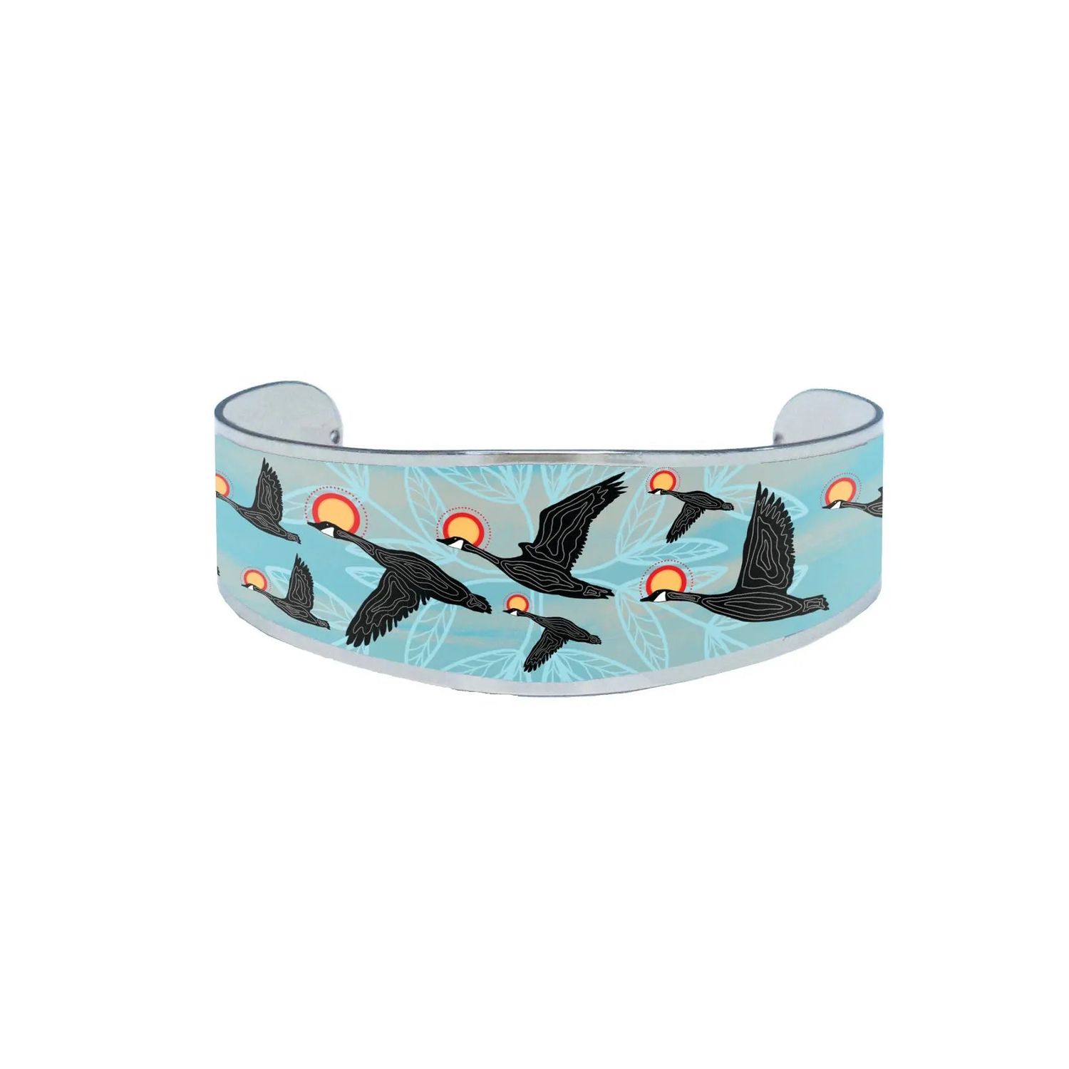 Eruoma Awashish Niskak Geese Gallery Collection Bracelet - Blue