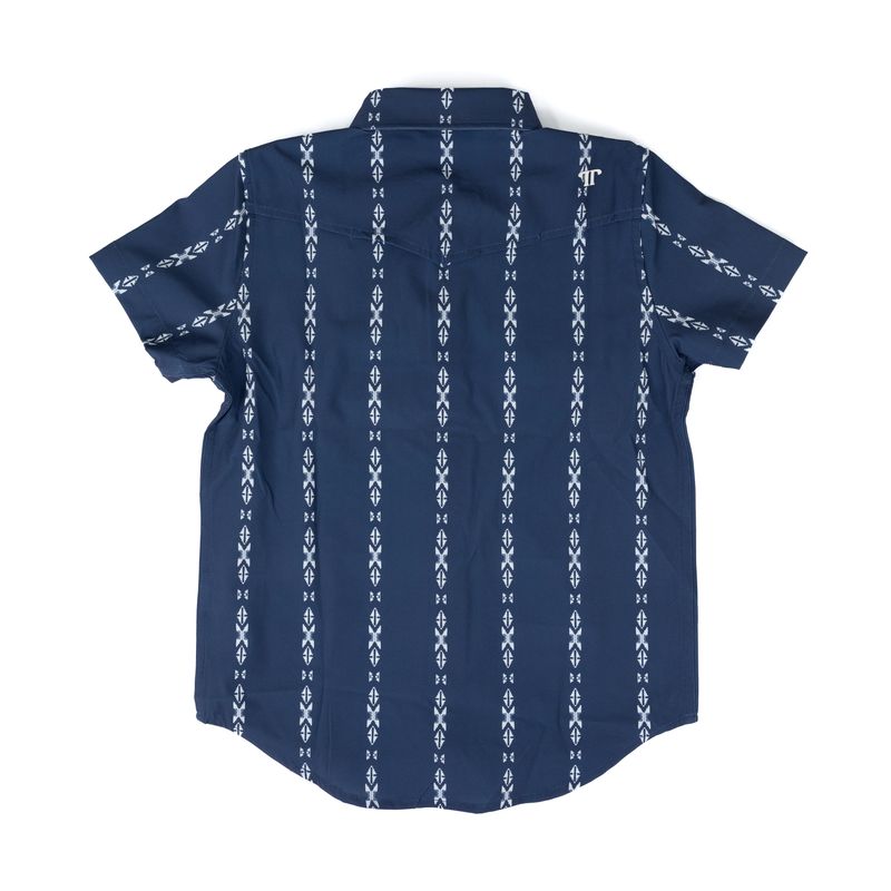 Ferrell Brand Boy's Maverick Short Sleeve Shirt - Blue