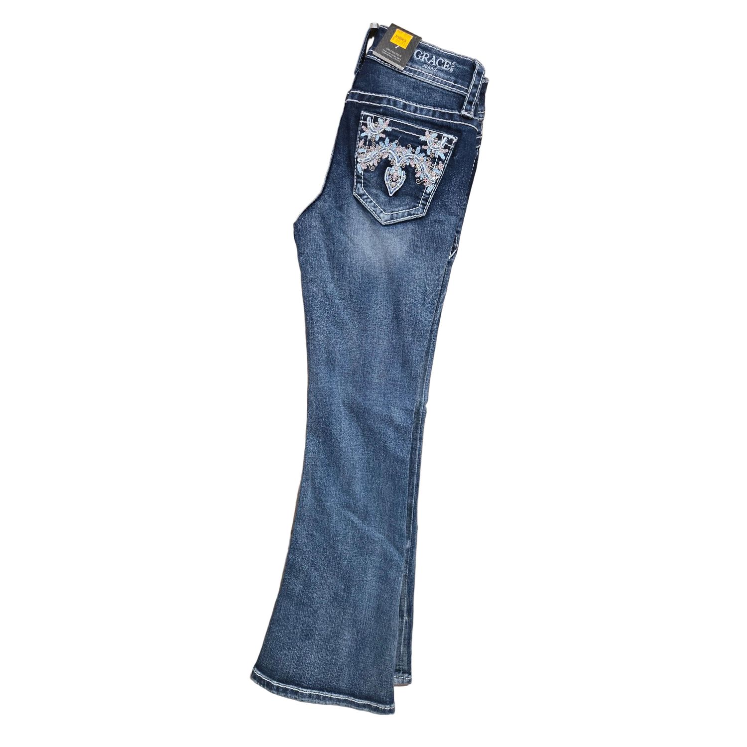 Grace in LA Girl's Aztec Sequins Jeans