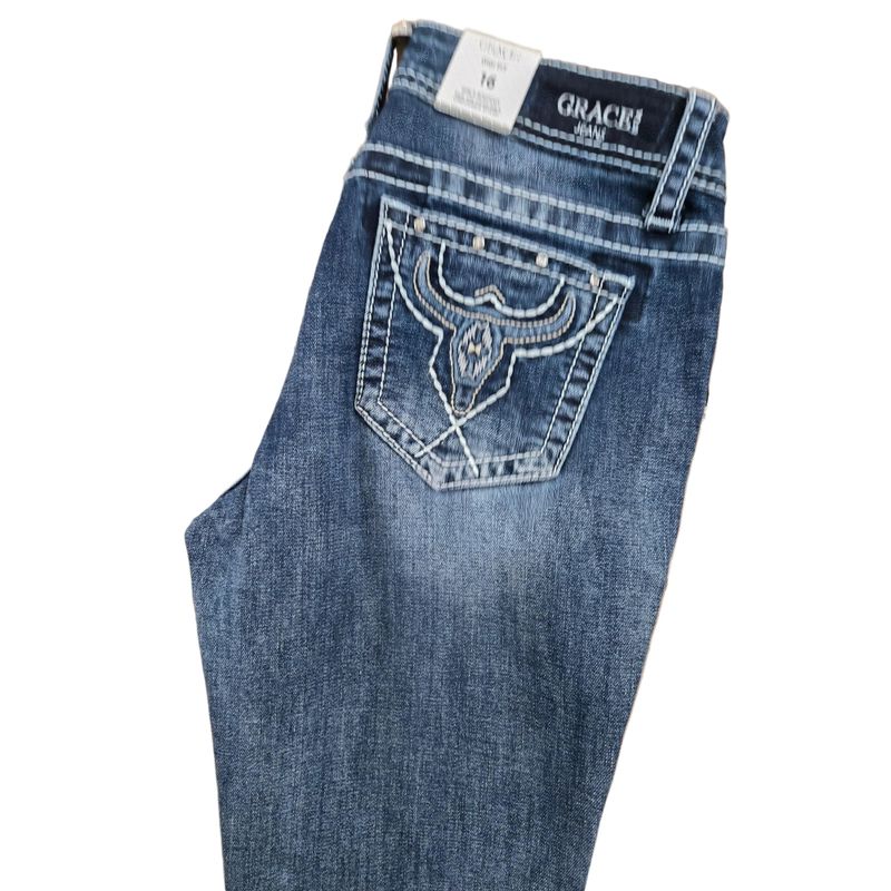 Grace in LA Girls Steer Head Jeans