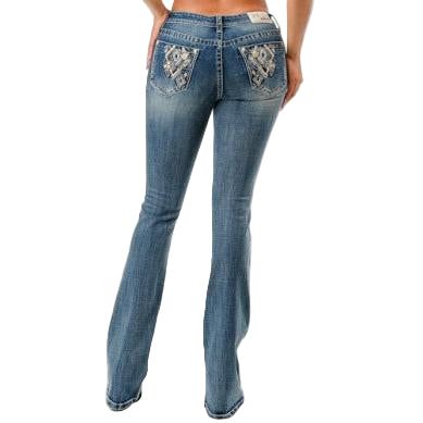 Grace in LA Women's Aztec Jeans - EBS817