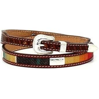 3D Serape 3/8 - 1/2" Hatband-Tan