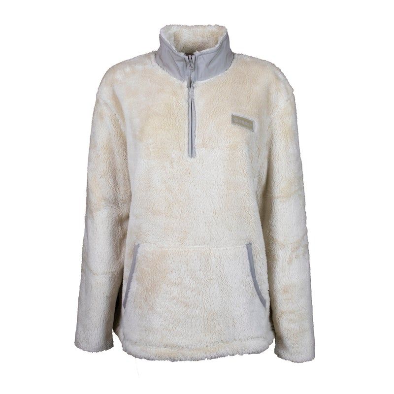 **Hooey Girls Pull Over Cream Fleece w/Tan Accents** FINAL SALE