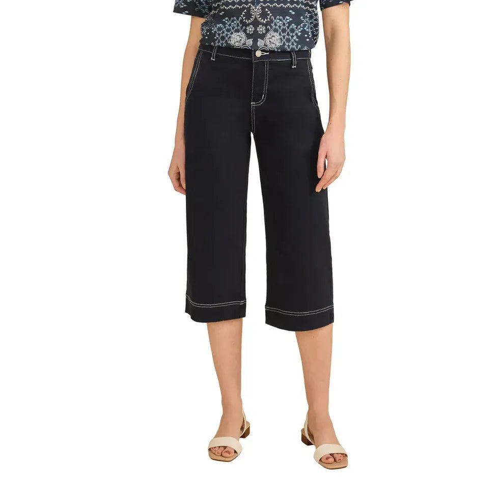 FDJ Women's Olivia Wide Capri - Navy