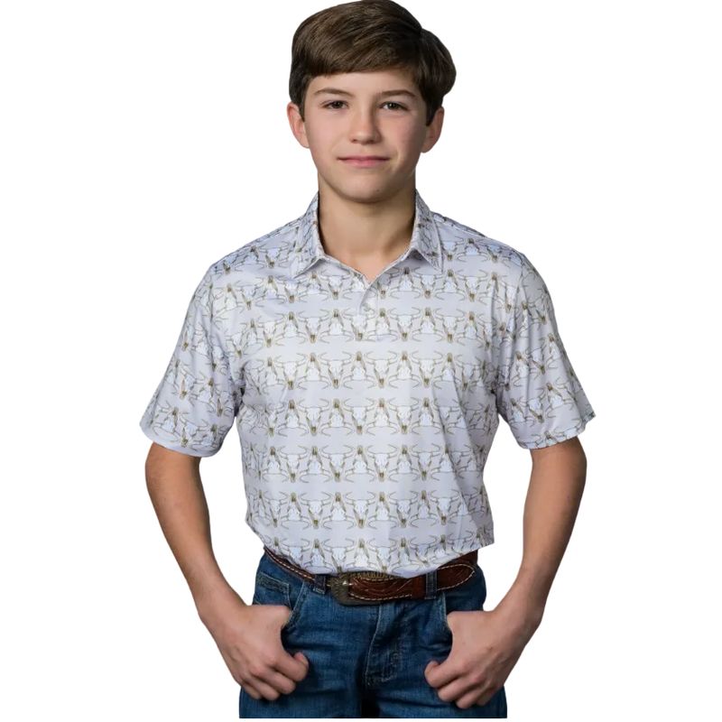 Ferrell Brand Boy's Ranger Short Sleeve Polo