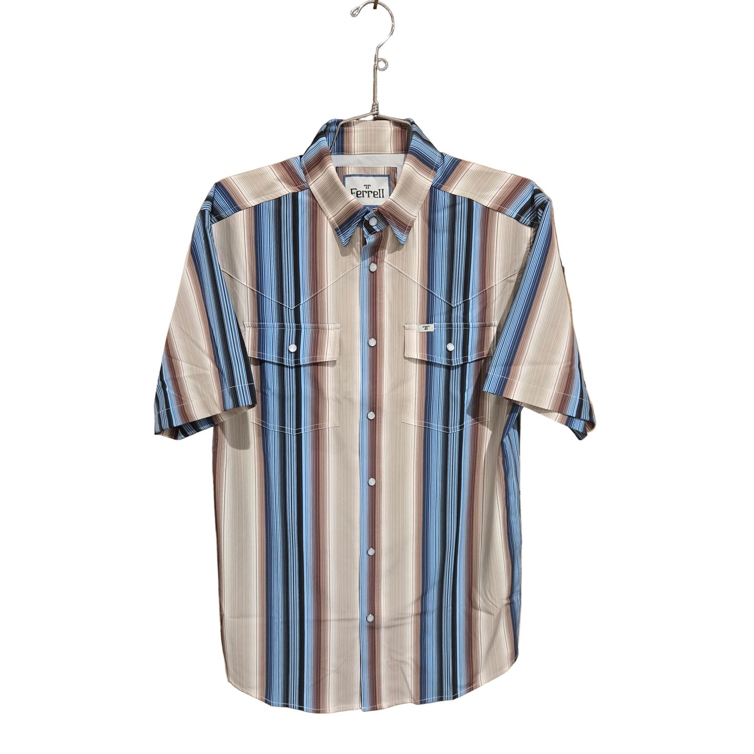 Ferrell Brand Men's The Harrison Short Sleeve Shirt - Cream