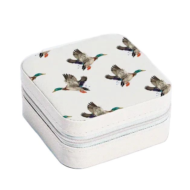 Front Porch Duck Jewelry Case - White