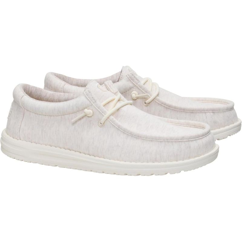Hey Dude Men's Wally Stretch Jersey Shoes - Oatmeal