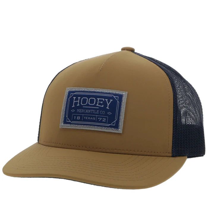 Hooey Doc Trucker Hybrid Bill Cap - Tan/Navy