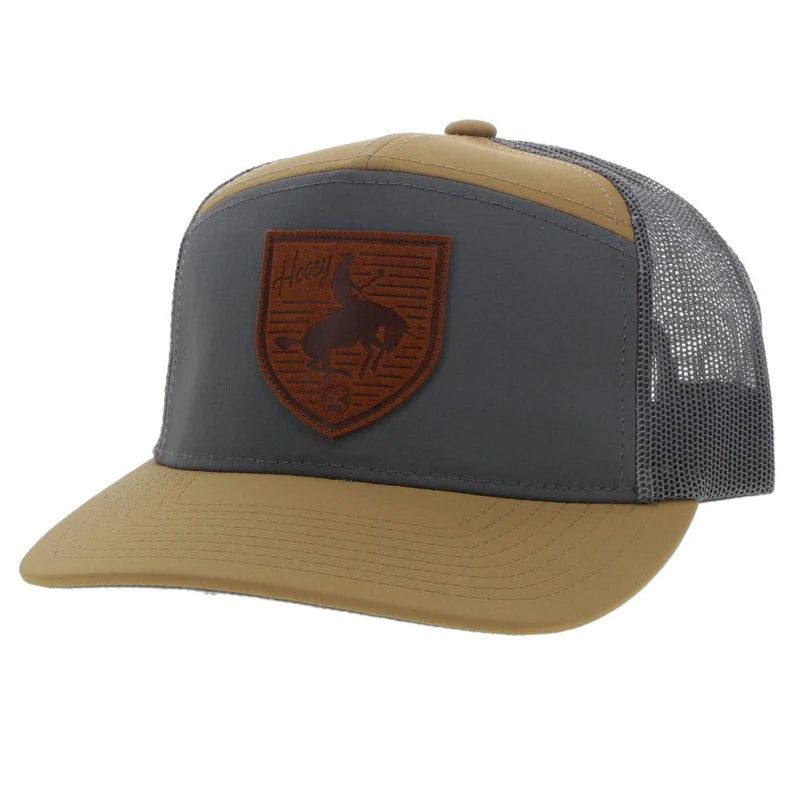 Hooey Roughy Riggin Trucker Ball Cap - Tan/Grey