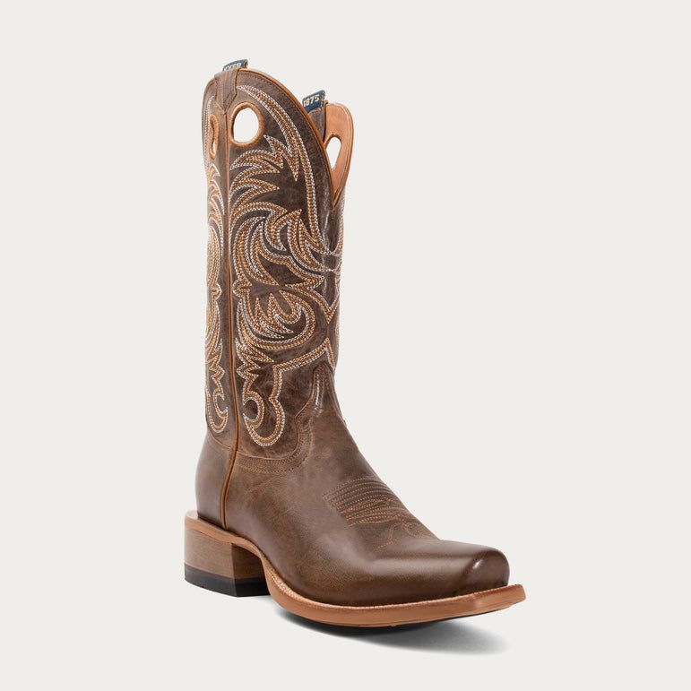 Hyer Men's Burrton Western Boot- Brown - HM12025
