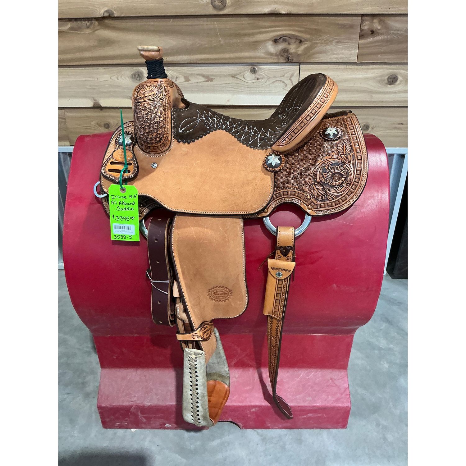 Irvine 14.5" All Around Saddle - Antique - 3588-5