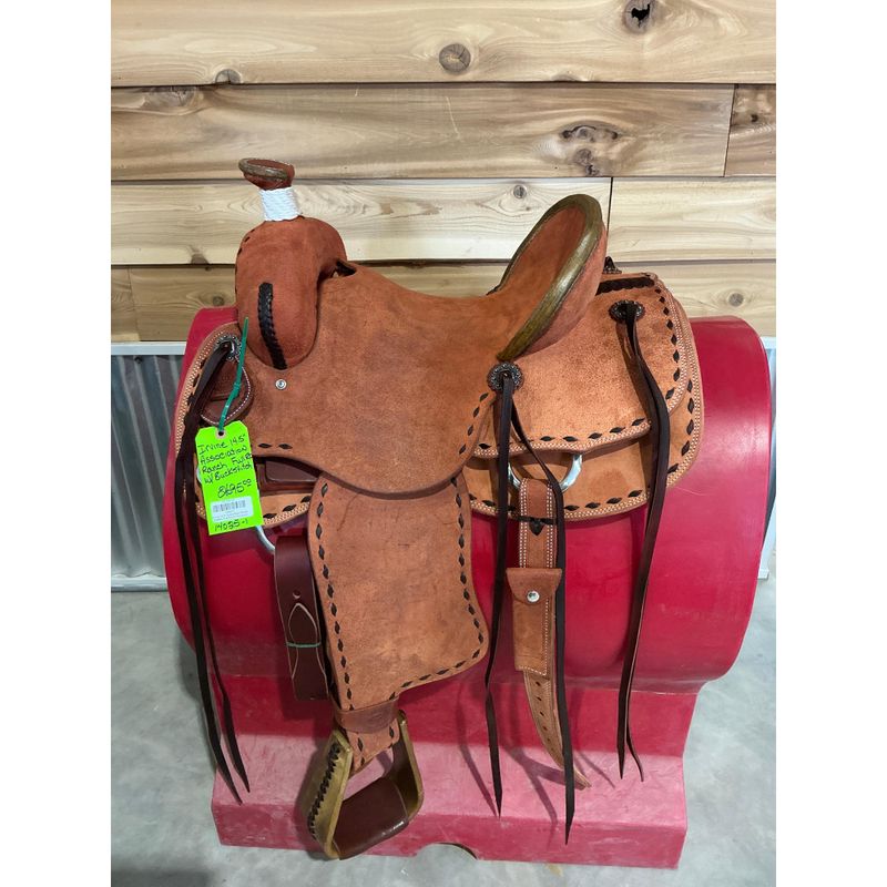 Irvine 14.5" Association Ranch Saddle--Full R/O w/ Buckstitch - 14025-1