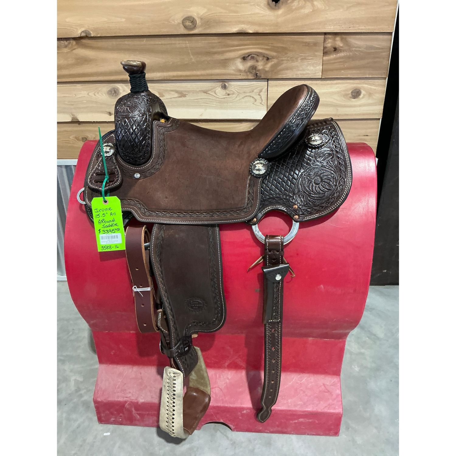 Irvine 15.5" All Around Saddle - Chocolate