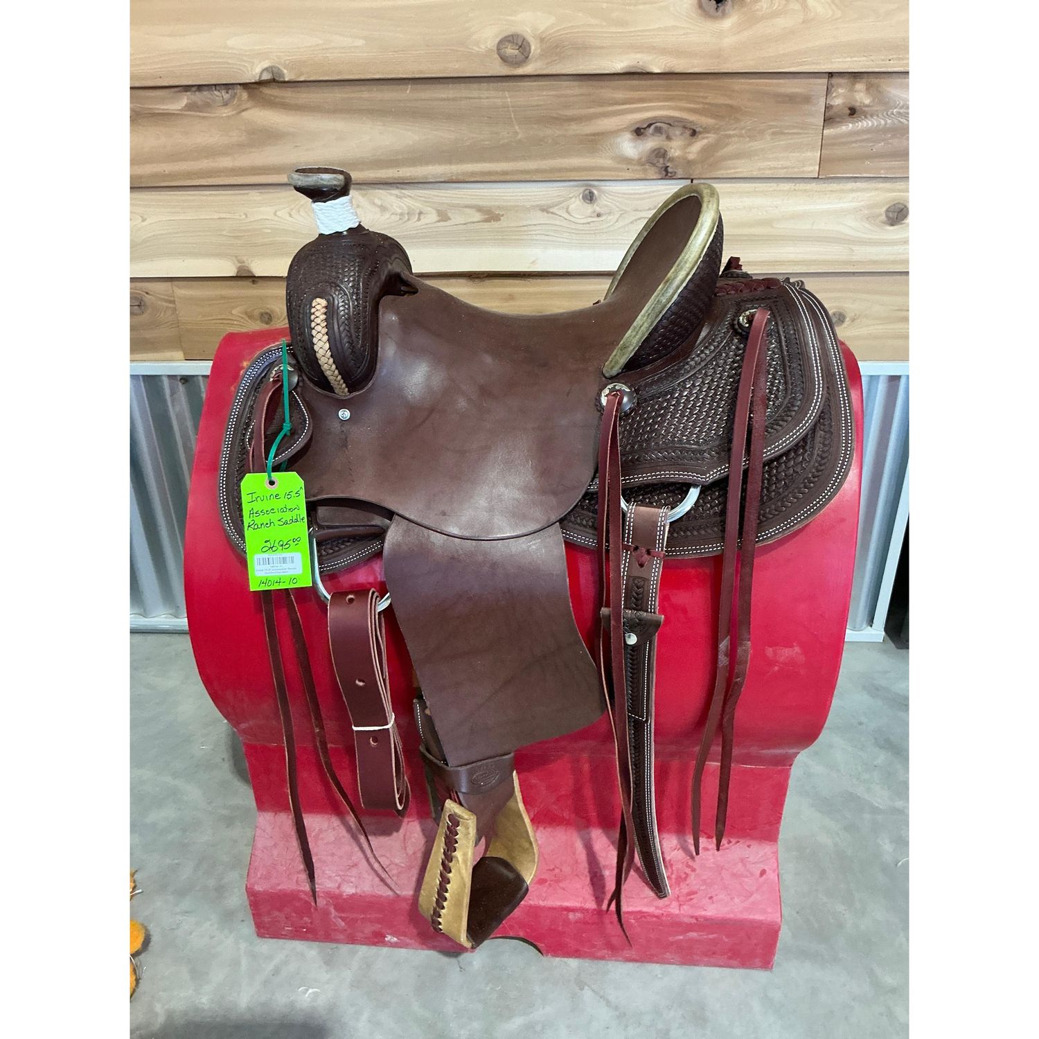 Irvine 15.5" Association Ranch Saddle-Chocolate
