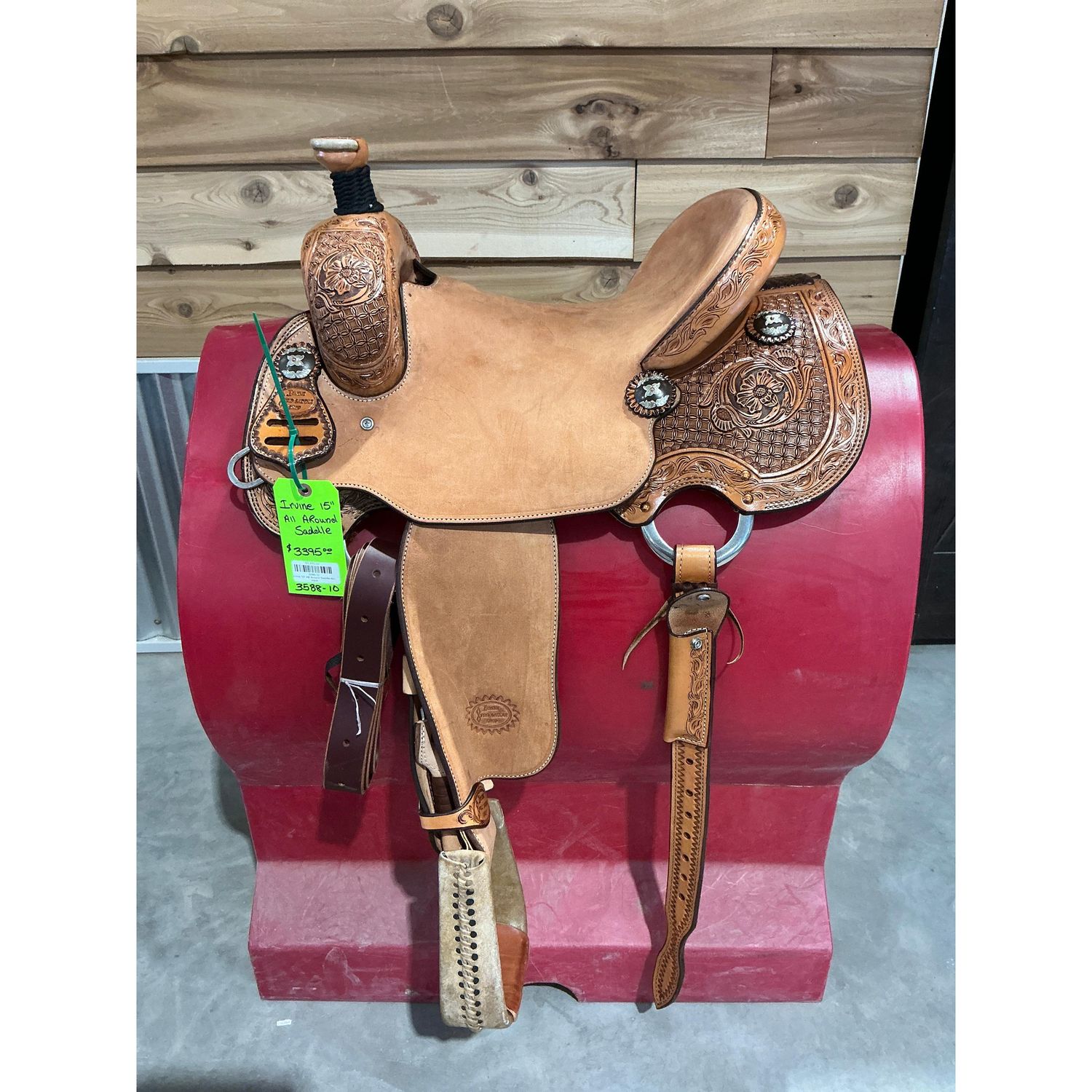 Irvine 15" All Around Saddle - Antique - 3588-10