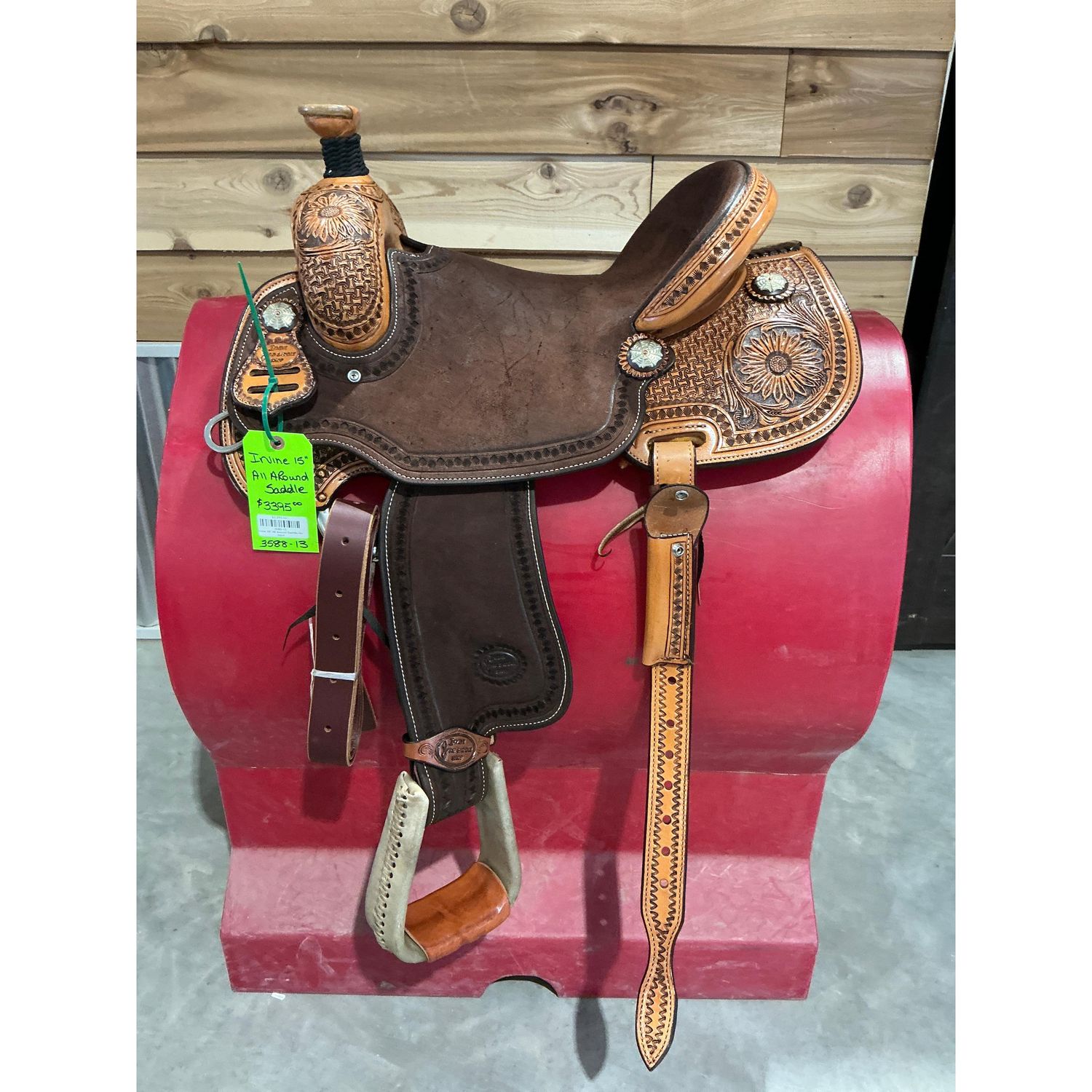 Irvine 15" All Around Saddle-Antique - 3588-13