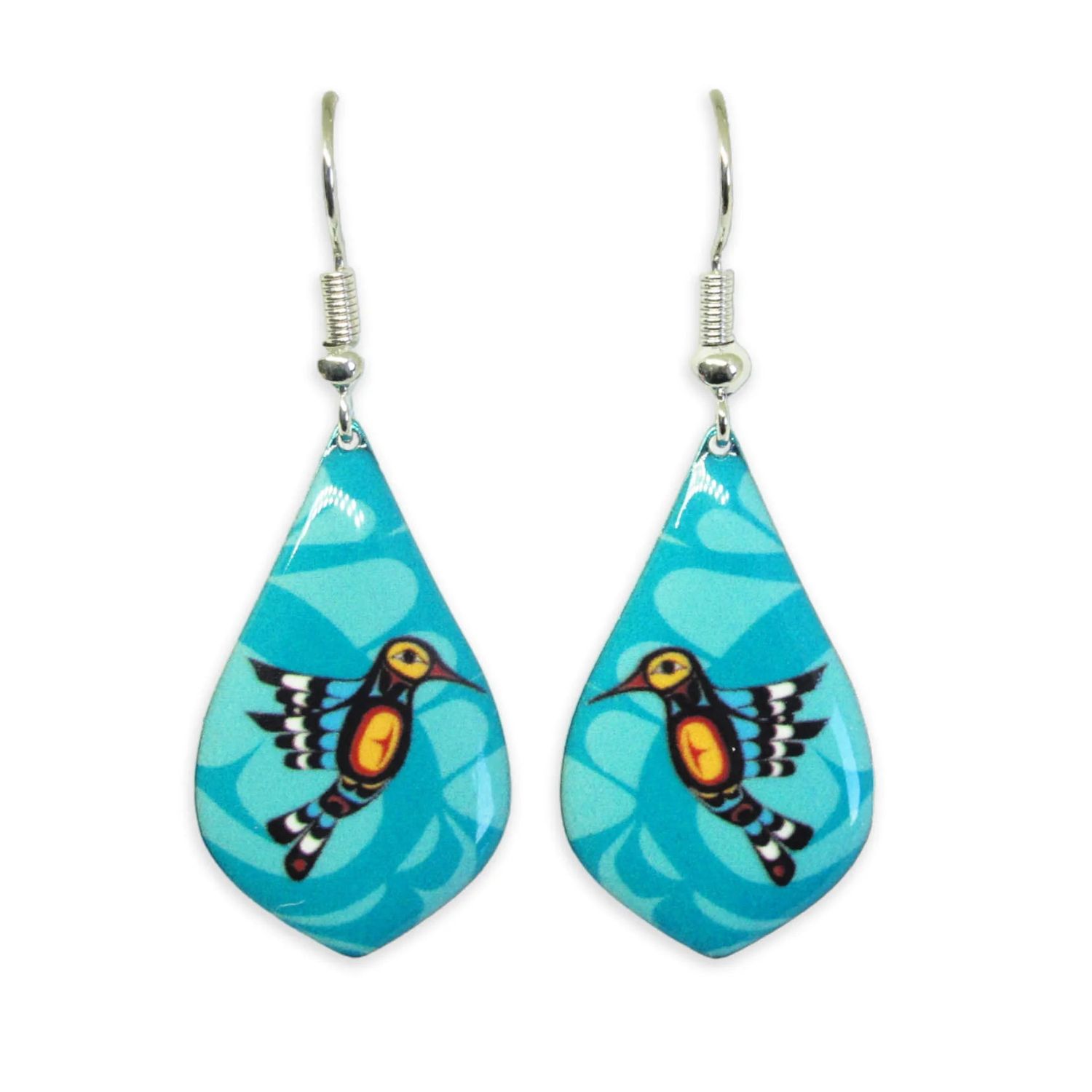 Francis Dick Hummingbird Gallery Collection Earrings - Turquoise