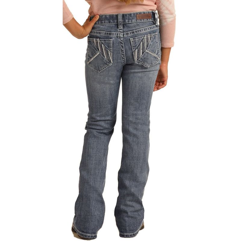 Rock &amp; Roll Girls Boot Cut Jeans - G5-3711