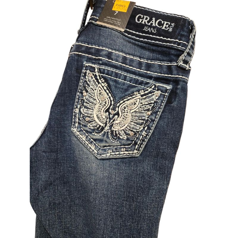 Grace in LA Girl's Wing Jeans