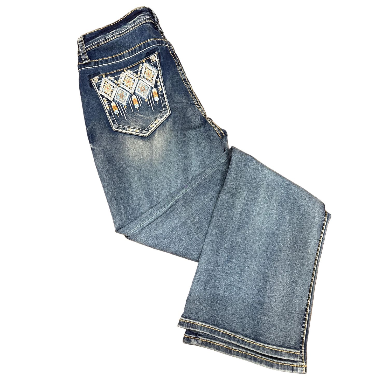 Grace in LA Women's Jeans- Aztec - EB52035