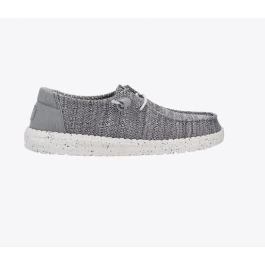 Hey Dude Women's Wendy Stretch Sox Shoes - Light Grey