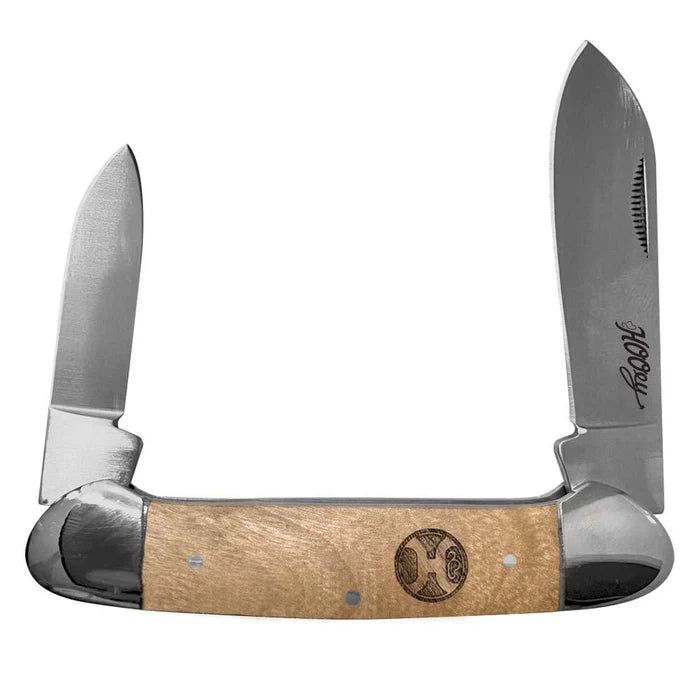 Hooey Natural Wood Canoe Knife