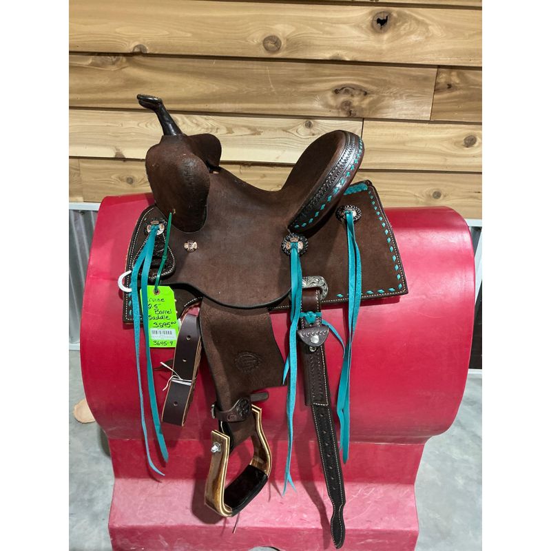 Irvine 12.5" Barrel Saddle-Chocolate