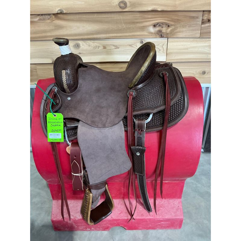 Irvine 14" Association Saddle-Chocolate