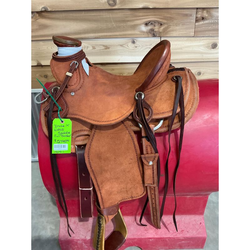 Irvine 14" Wade Saddle-Full Border